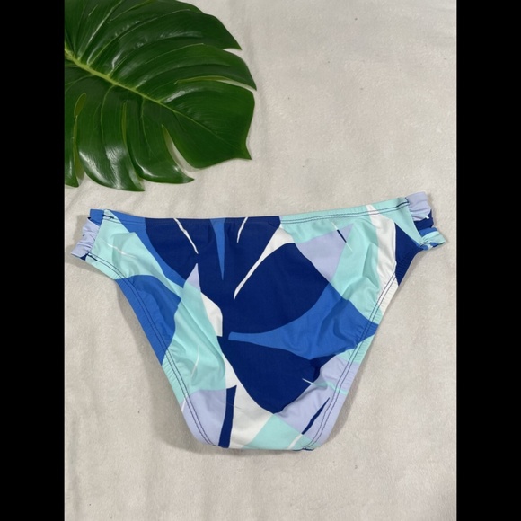 NEW $61 La Blanca‎ Palm Reader Shirred Hipster Bikini Bottoms [SZ 4 US ] - Picture 12 of 12